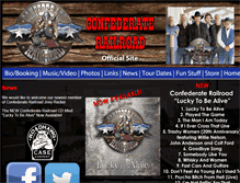 Tablet Screenshot of confederaterailroad.com